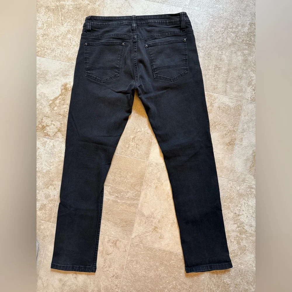 NWOT Free Planet Men's Dark Black Slim Jeans - Five Pocket Style